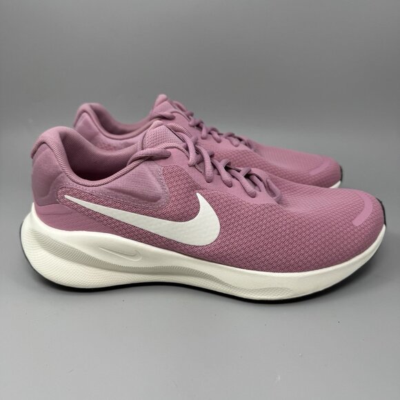 Nike Revolution 7 Women's Pink White Running Shoes Sneakers Size 11 FZ6829-603 - Picture 1 of 9